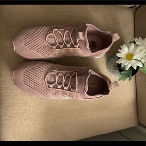 ** cute pink Polo tennis shoes